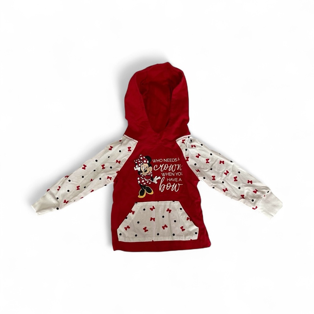 Disney Vacation Minnie Mouse Red/ White Hoodie